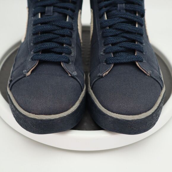 Nike Blazer Mid Canvas Mens Size 10 Obsidian Blue 2010 White 315877-402 Sneakers main image 11